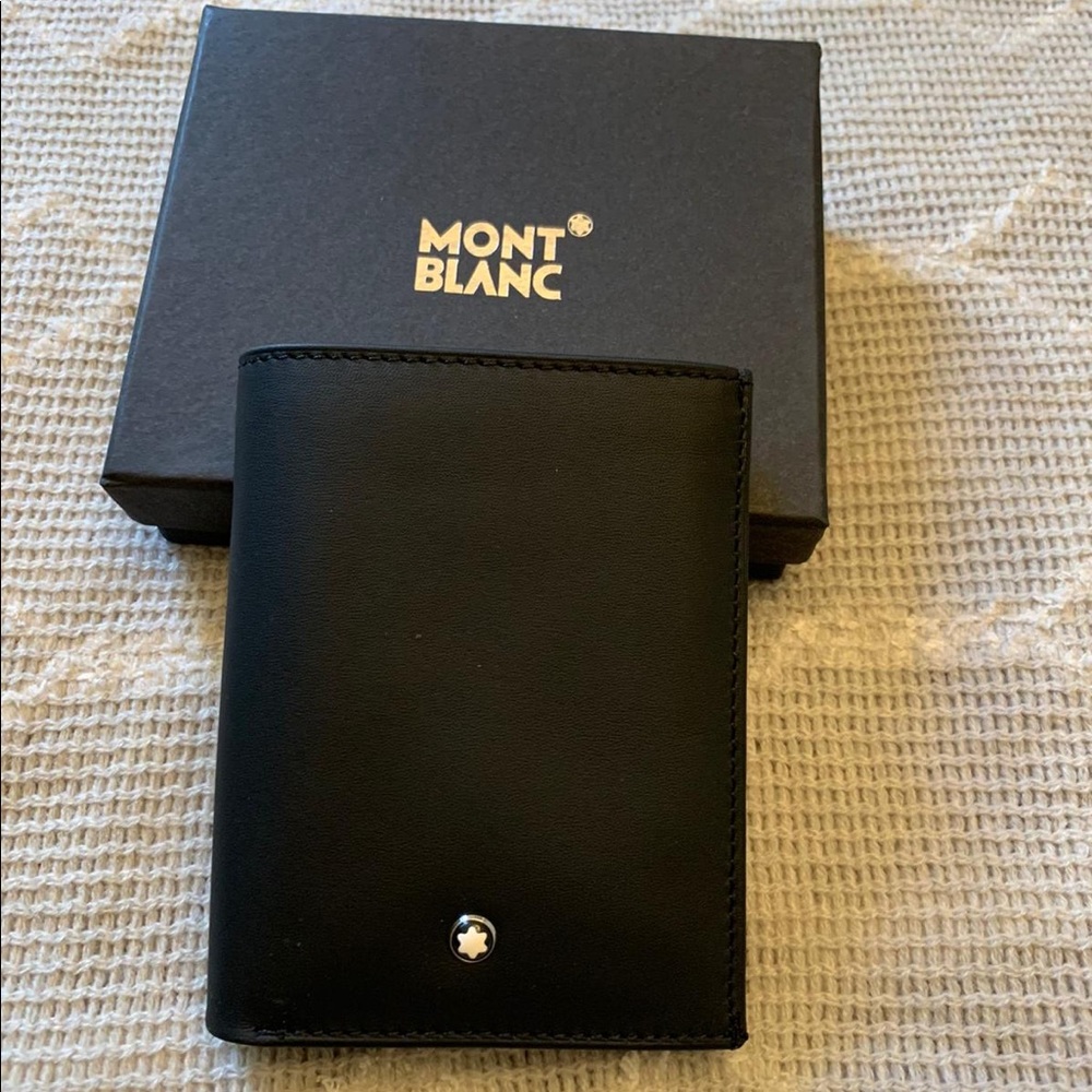 Mont Blanc Leather Wallet New